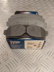 Колодки тормозные передние (к-кт) Ford Explorer 3 2002-2005 Wagner MX833; 1F6049280; 1F6049280A; 1L2Z2001AA; 1L5Z2001AA; 1L5Z2001AB; 1L5Z2001BB; 2L2Z2001BA; 3L5Z2001AA; 4L2Z2001BA; 4L5Z2001AA; 6L5Z2001A; 6L5Z2001B; BL5Z2001A