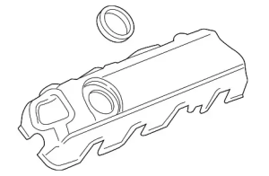 Накладка клапанной крышки левая (без ориг упаковки) Cadillac Escalade / Tahoe 2014-2021 ; 12634657 ; 12674122