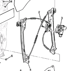 Стеклоподъемник водительской двери Cadillac Escalade / Tahoe 2014-2020 84621036 ; 22921493 ; 23453653 ; 23422490 ; 23118067