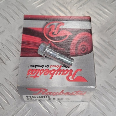 Болт крепления тормозного шланга полый (M10x1) Raybestos H5380; 11569590