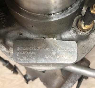 Турбокомпрессор Jeep Renegade 2017 55278505 ; 55275196