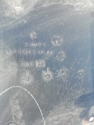 Подкрылок/Локер задний правый Chrysler PT Cruiser 2000-2010 4724716AA