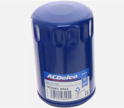 Фильтр масляный Chevrolet  ACDelco PF63E 19330000; 89017525
