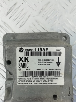 Блок SRS Jeep Grand Cherokee 2004-2010; 04896119AE; 4896119AF